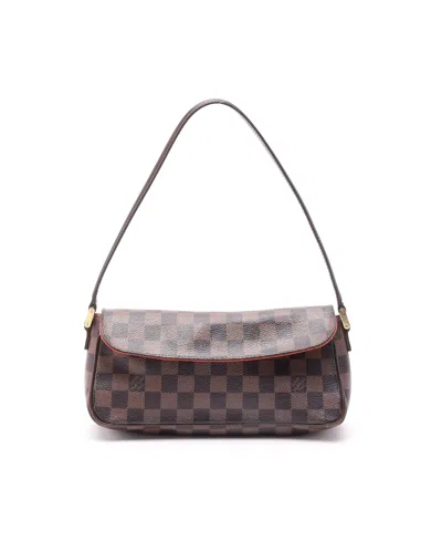 Pre-owned Louis Vuitton Damier Recoleta Bag In Brown