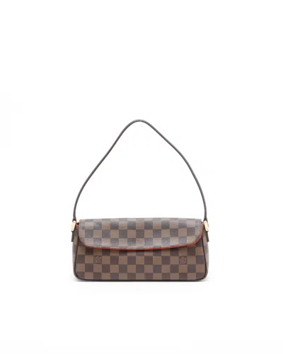 Pre-owned Louis Vuitton Damier Recoleta Bag In Brown