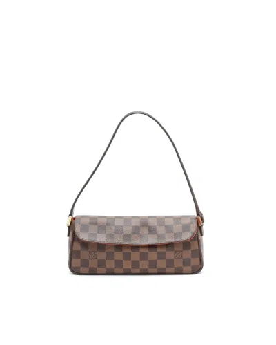 Pre-owned Louis Vuitton Damier Recoleta Bag In Brown