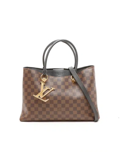 Pre-owned Louis Vuitton Damier Riverside Handbag In Brown