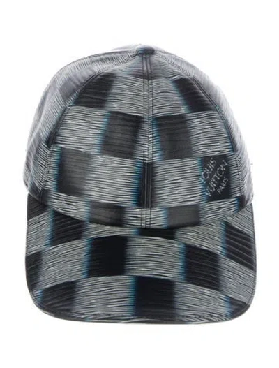Pre-owned Louis Vuitton Damier Rush Cap In Black