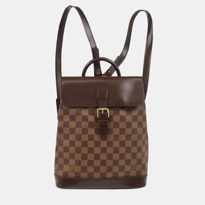 Pre-owned Louis Vuitton Damier Soho Backpack