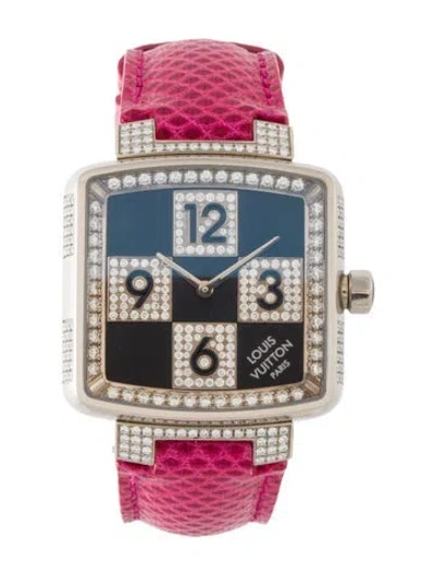 Pre-owned Louis Vuitton Damier Speedy Watch In Multi