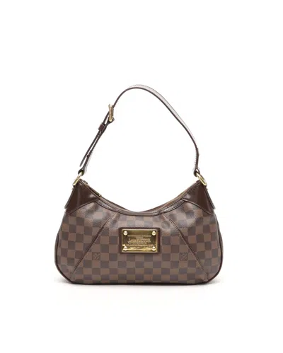 Pre-owned Louis Vuitton Damier Thames Pm Bag In Brown