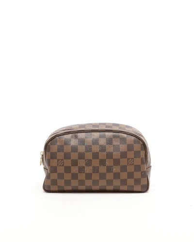 Pre-owned Louis Vuitton Damier Toiletry Bag In Brown