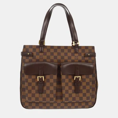 Pre-owned Louis Vuitton Damier Uzes Tote Bag In Brown