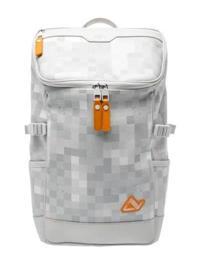 Pre-owned Louis Vuitton Damoflage Snow Mountain D-16 In Gray