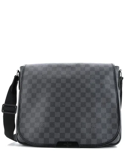 Pre-owned Louis Vuitton Daniel Messenger Bag Damier Graphite Mm (authentic Pre-loved)