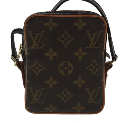 Pre-owned Louis Vuitton Danube Brown Canvas Clutch Bag ()