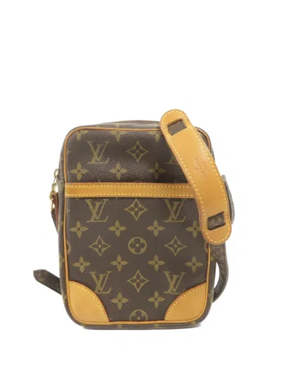 Louis Vuitton Danube Monogram Canvas Cross Body Bag In Brown