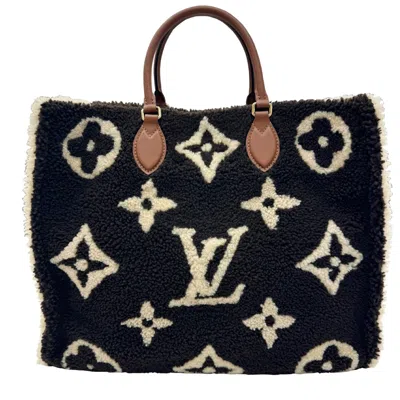 Pre-owned Louis Vuitton Dark Brown Monogram Tote Bag ()
