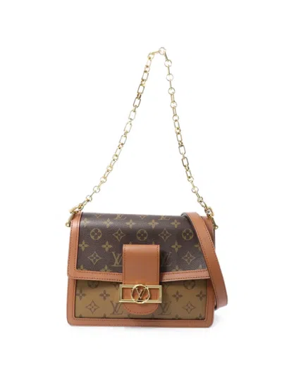 Louis Vuitton Dauphine Mm Monogram Shoulder Bag In Brown