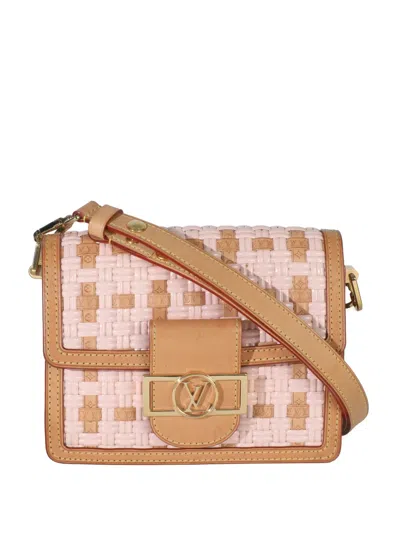 Pre-owned Louis Vuitton Dauphine Pm Crossbody Bag In Pink