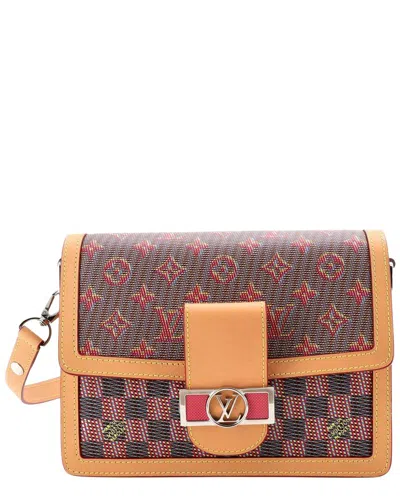 Louis Vuitton Dauphine Shoulder Bag Damier Monogram Lv Pop Mm (authentic Pre-  Loved)