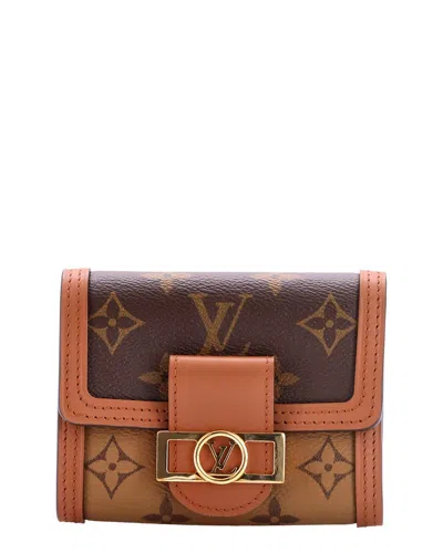 Louis Vuitton Dauphine Wallet Reverse Monogram Compact (authentic Pre-loved)