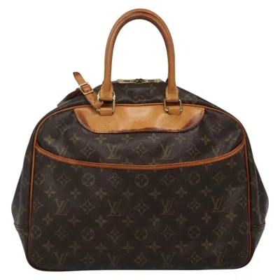 Pre-owned Louis Vuitton Deauville Canvas Handbag () In Brown