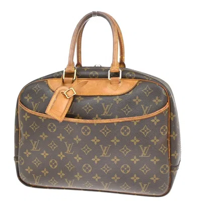 Pre-owned Louis Vuitton Deauville Canvas Handbag () In Brown