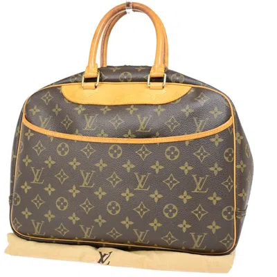 Pre-owned Louis Vuitton Deauville Canvas Handbag () In Brown