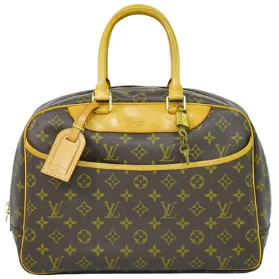 Pre-owned Louis Vuitton Deauville Canvas Handbag () In Brown