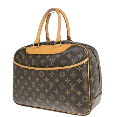 Pre-owned Louis Vuitton Deauville Canvas Handbag () In Brown