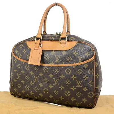 Pre-owned Louis Vuitton Deauville Canvas Handbag () In Brown