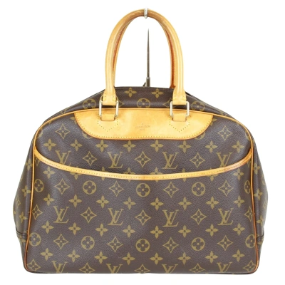 Pre-owned Louis Vuitton Deauville Canvas Tote Bag () In Brown
