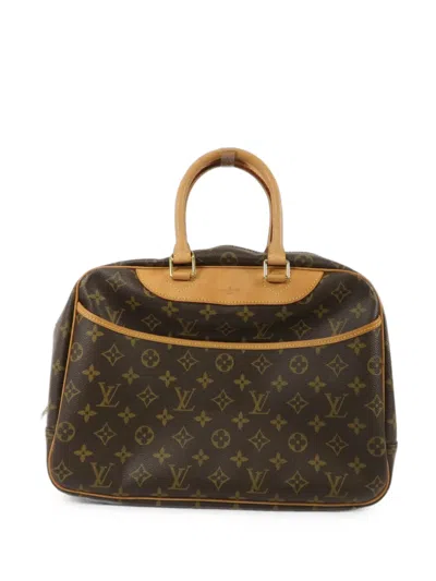Louis Vuitton Deauville Monogram Tote Bag In Black