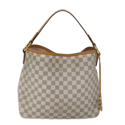 Pre-owned Louis Vuitton Defull Pm Canvas Shoulder Bag () In White