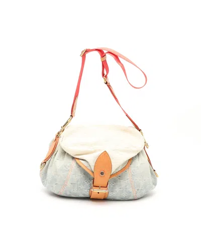 Pre-owned Louis Vuitton Denim Monogram Sunshine Bag