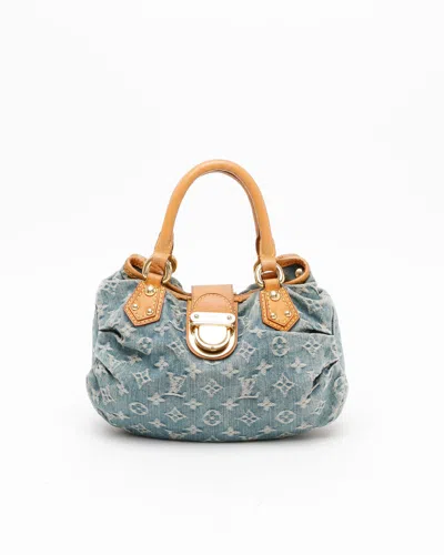 Pre-owned Louis Vuitton Denim Pleaty Handbag