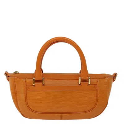 Pre-owned Louis Vuitton Dhanura Leather Shoulder Bag () In Orange