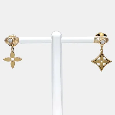 Pre-owned Louis Vuitton Diamond Idylle Blossom Stud Earrings In Multi