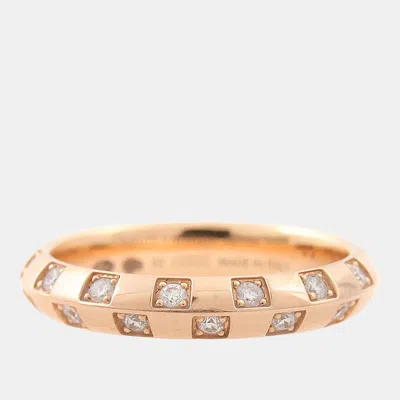 Pre-owned Louis Vuitton Diamond Le Damier Ring In Multicolor