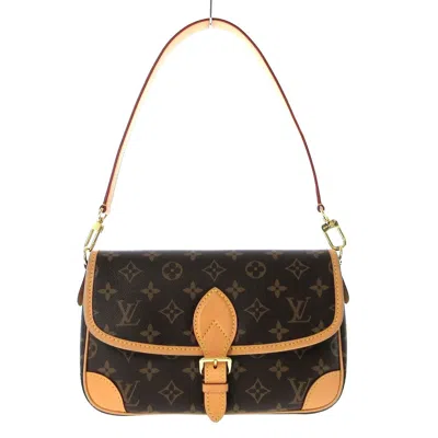 Pre-owned Louis Vuitton Diane Brown Canvas Shoulder Bag ()