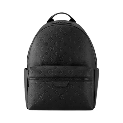 Pre-owned Louis Vuitton Discovery Backpack 'black Monogram Calf Leather' | Men's Size Onesize