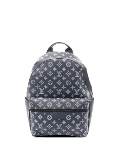 Pre-owned Louis Vuitton Discovery Backpack In Blue