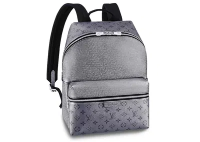 Pre-owned Louis Vuitton Discovery Backpack Pm In Gunmetal Gray