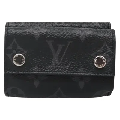 Pre-owned Louis Vuitton Discovery Black Canvas Wallet  ()