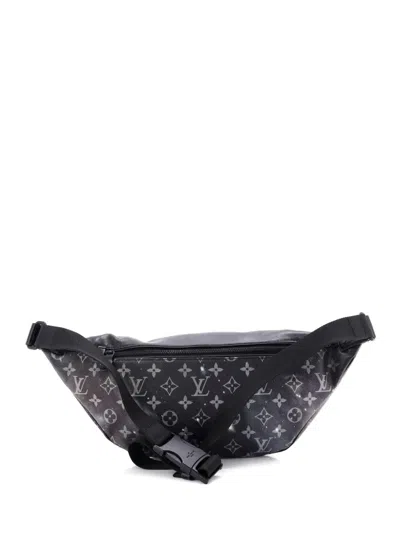Pre-owned Louis Vuitton Discovery Bumbag Limited Edition Monogram Galaxy Canvas Belt Bag In Black