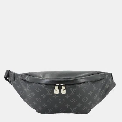 Pre-owned Louis Vuitton Discovery Bumbag Pm Black Grey Monogram Eclipse Canvas Body Bag