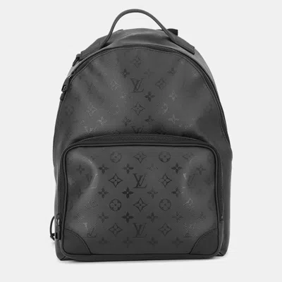 Pre-owned Louis Vuitton Discovery Cargo Backpack Noir Monogram Midnight In Black