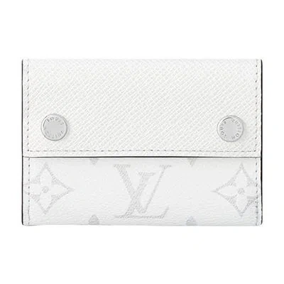 Louis Vuitton Discovery Compact Wallet In White