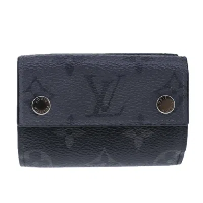 Pre-owned Louis Vuitton Discovery Grey Canvas Wallet  ()