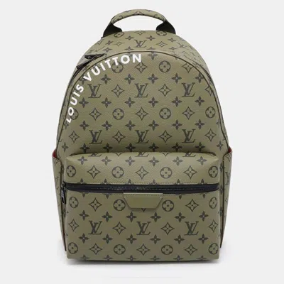 Pre-owned Louis Vuitton Discovery Khaki Monogram Tone Size Pm Backpack In Brown
