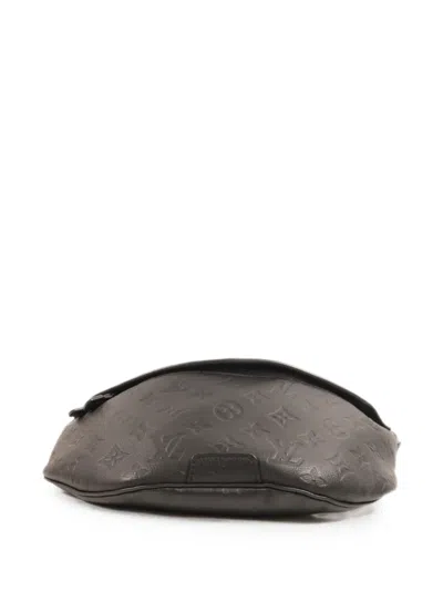 Louis Vuitton Discovery Monogram Shadow Belt Bag In Black