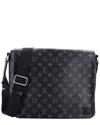 Louis Vuitton District Messenger Bag Monogram Eclipse Mm (authentic Pre-loved)