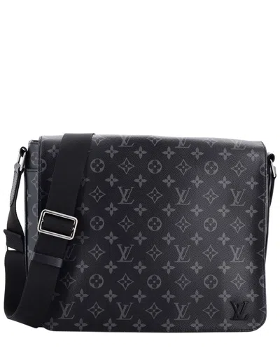 Louis Vuitton District Messenger Bag Monogram Eclipse Mm (authentic Pre-loved)