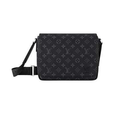 Pre-owned Louis Vuitton District Pm 'black Monogram Eclipse Canvas' | Men's Size Onesize