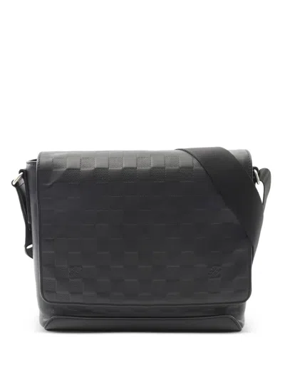 Pre-owned Louis Vuitton District Pm Shoulder Bag In Black