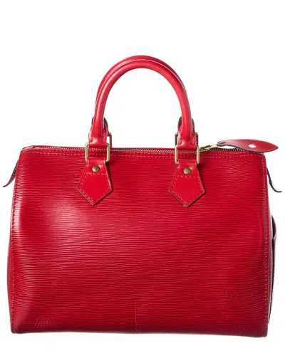 Pre-owned Louis Vuitton Dnu Inv   Speedy 25 Leather Satchel
